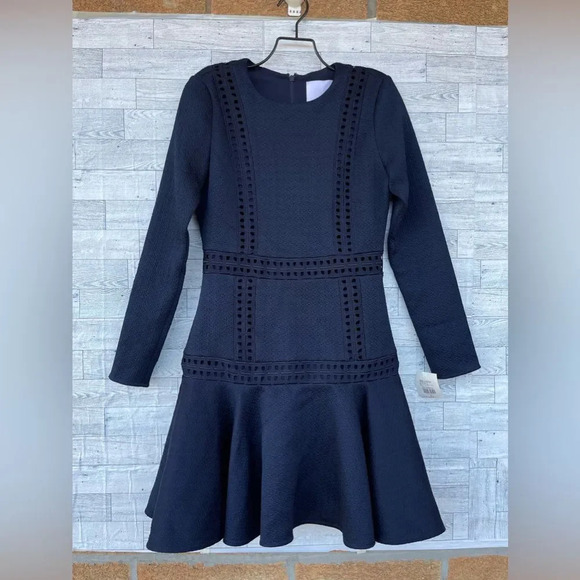 PROSE & POETRY "Billy" Flounce Fit and Flare Mini Ruffle tiered dress XS - Picture 4 of 13